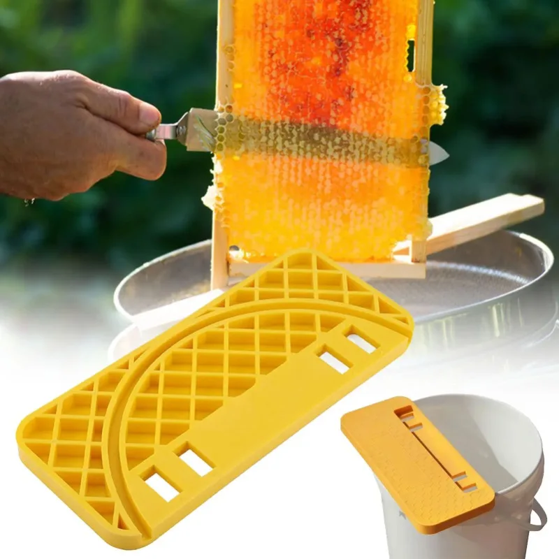 Bee Keeping Tool Support Plate Convenient Beekeeping Comb Capper Plastic Bucket  Nest Frame Buckets Tank Cut Lifter Heavy