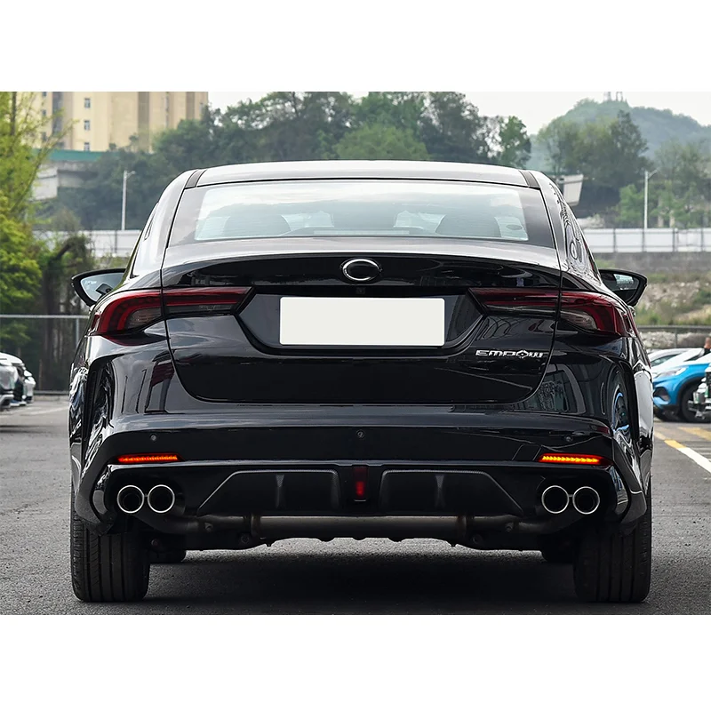 DinCh LED Rear Foglight For GAC Trumpchi Empow Shadow Leopard 2021-2024 rear bumper foglight foglamp fog lamp Brake lights