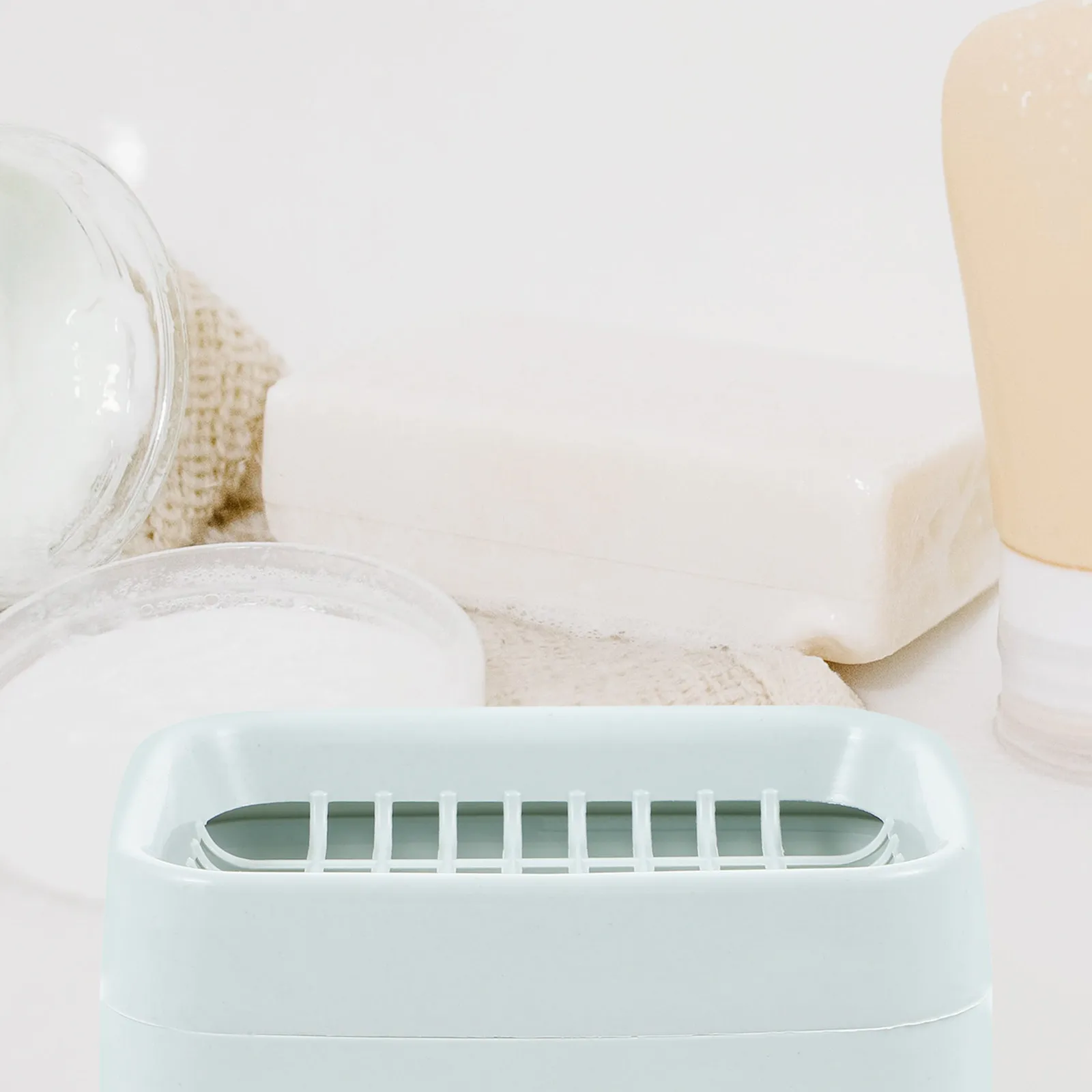 

Laundry Drain Layer Drain Box For Double Tray Bathroom Kitchen Shower Dish Drainer Soap Holder Soap Dish