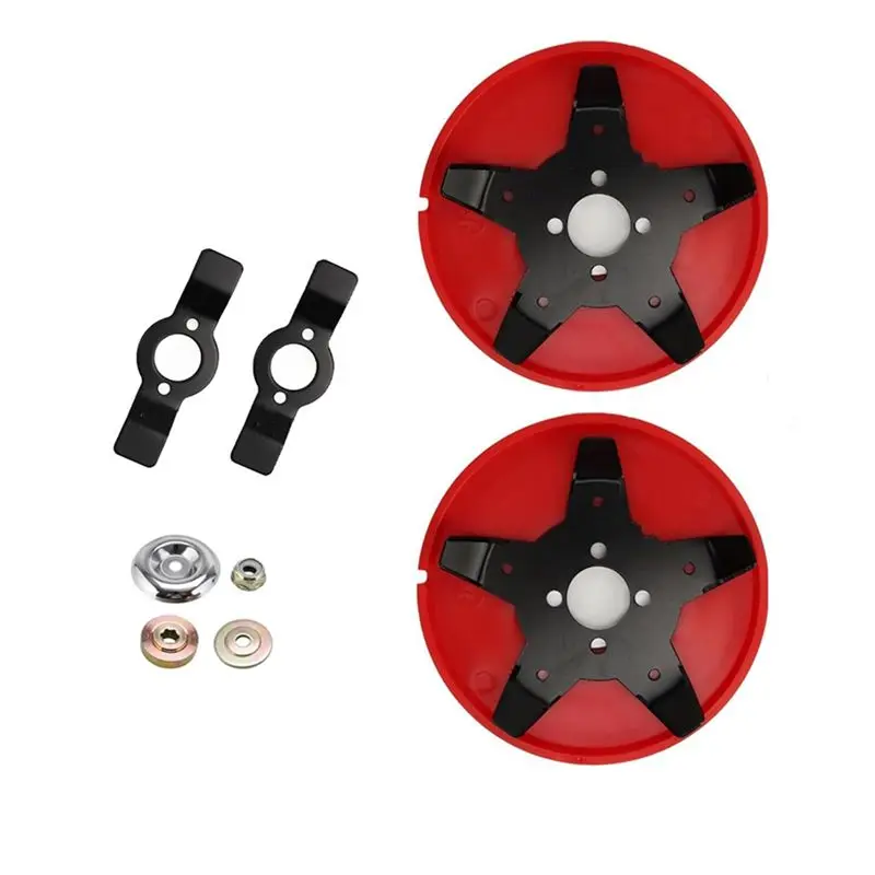

A04G-2PCS Усовершенствованная многофункциональная прополочная насадка для триммера, диск для удаления сорняков, лезвие для прополки