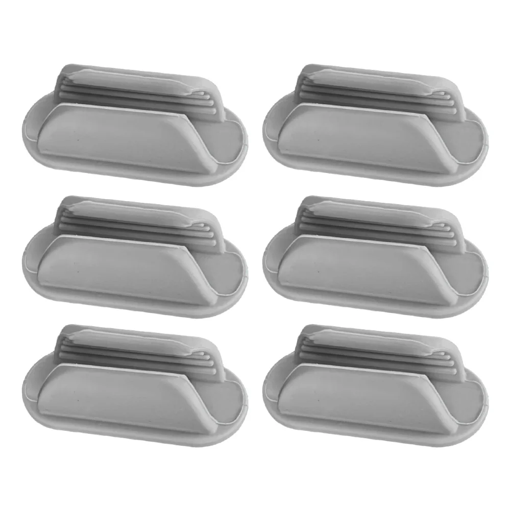 6 قطع حامل قلم لاصق مضاد للسقوط من السيليكون حامل قلم لاصق مشبك قلم حبر جاف لملحقات مكتب المكتب المدرسي