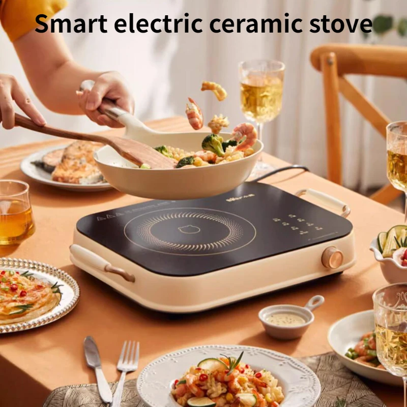 

New Smart Electric Ceramic Stove Home Induction Cooker 2200W High-power Hot Pot Stir-fry Kitchen Appliance Fogão De Indução