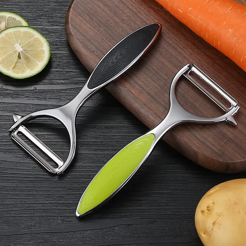 1Pcs Stainless Steel Vegetable Peeler Potato Peeler Multi-function Carrot Grater Fruit Tools Kitchen Accessories Cuisine Pelador