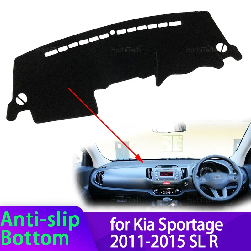 

Для Kia Sportage 2011 2012 2013 2014 2015 SL R крышка приборной панели автомобиля коврик для приборной панели коврик коврик солнцезащитный козырек накидка подушка
