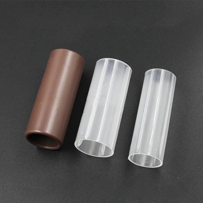 تحويل أنبوب 18650 بطارية ليثيوم إلى 21700 26650 معزول كم ثابت شفاف 3A مصباح يدوي فتحة البطارية محول #1