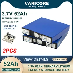 2 sztuk/partia 3.7V 52Ah bateria trójskładnikowa 52000 litowa mAh dla 3s 12V 36v 48v modyfikacja baterii