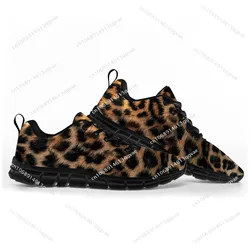 Leopard Print Fashion Sports Shoes Mens Womens Teenager Kids Children Sneakers Tide Printed Causal Custom Quality Couple Shoes