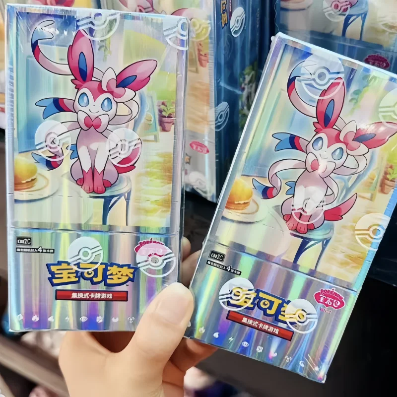 ポケモンオリジナルカードジェムパック Vol 2 スカーレットとバイオレットイーブイ Vol.2 トレーディングカード中国 Ptcg バッグボックスおもちゃコレクションギフト