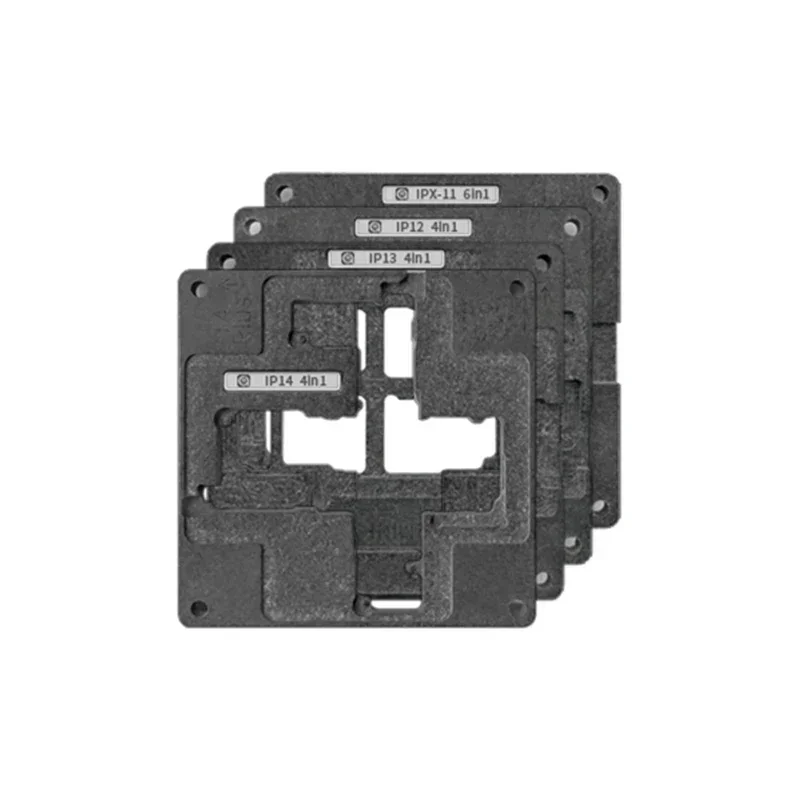 AMAOE IPX-15 24IN 1 Middle Layer Reballing Stencil Station Kits for IPhone X XS XSMAX 11 12 13 14 15Series Pro/Max Mini Fixture