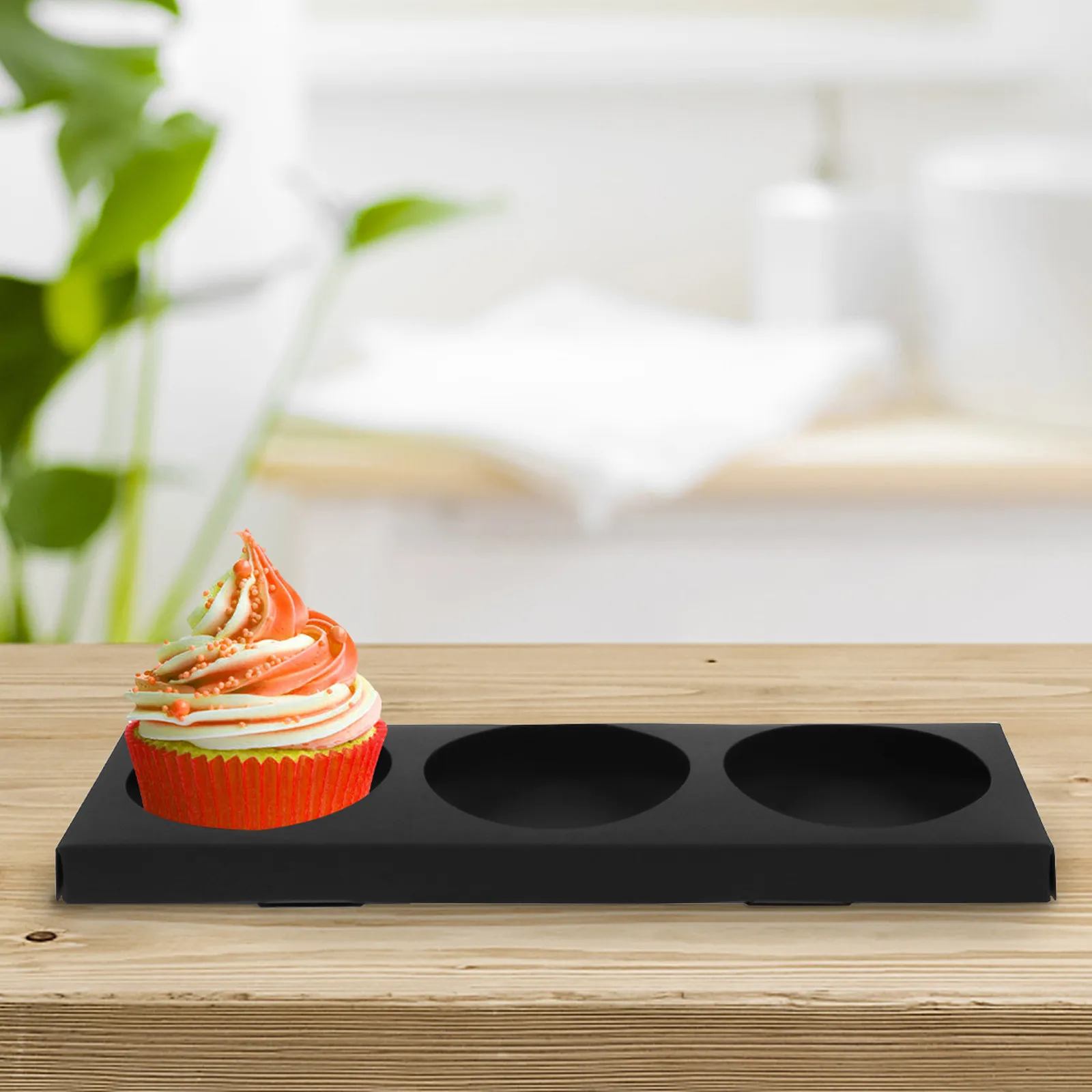 

10Pcs Egg-Yolk Puff Boxes Portable Handle Cake Boxes for Bakery Dessert Packaging Bakery Packing Treat Containers