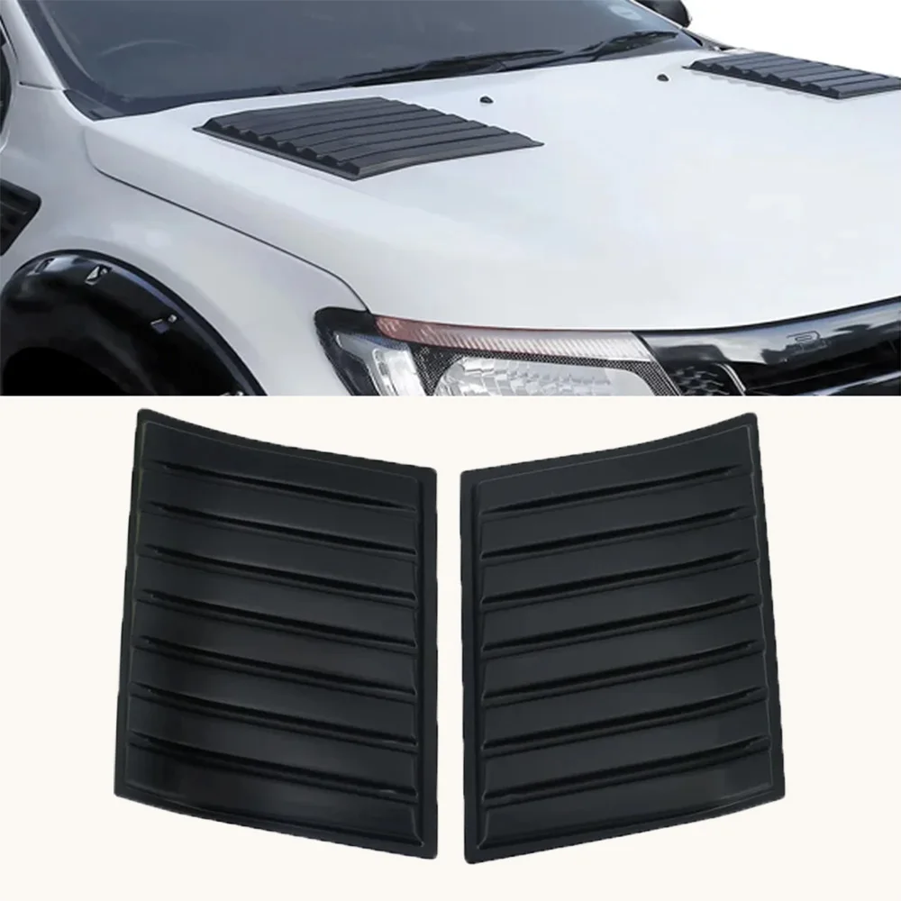 Para Ford Ranger Wildtrak T6 2012-2017 XLT XLS XL capó de coche deportivo cubierta de ventilación cubierta de pala accesorios limitados