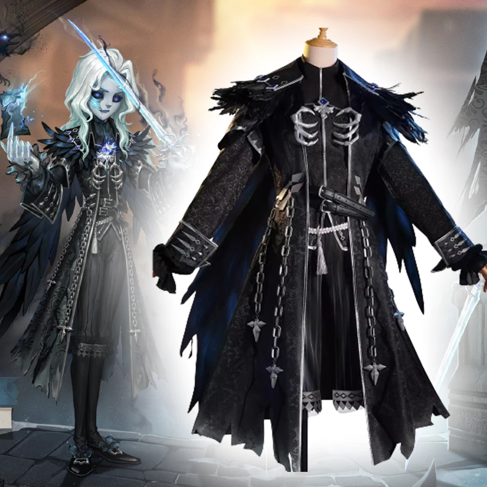 Game Anime Comic Identity V Cosplay Costumes Hunter Photographer Joseph Desaulniers Necromancer skin Cosplay Costume Uniforms