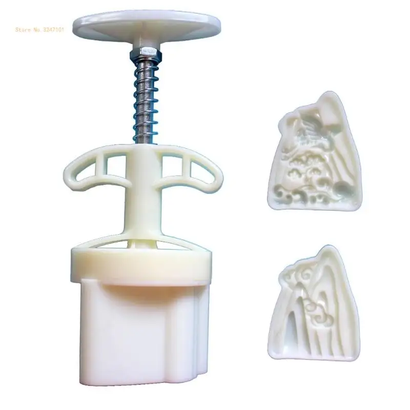 

Mooncakes Mold Plastics Pastries Making Mold Household Dessert Baking Tool Dropship
