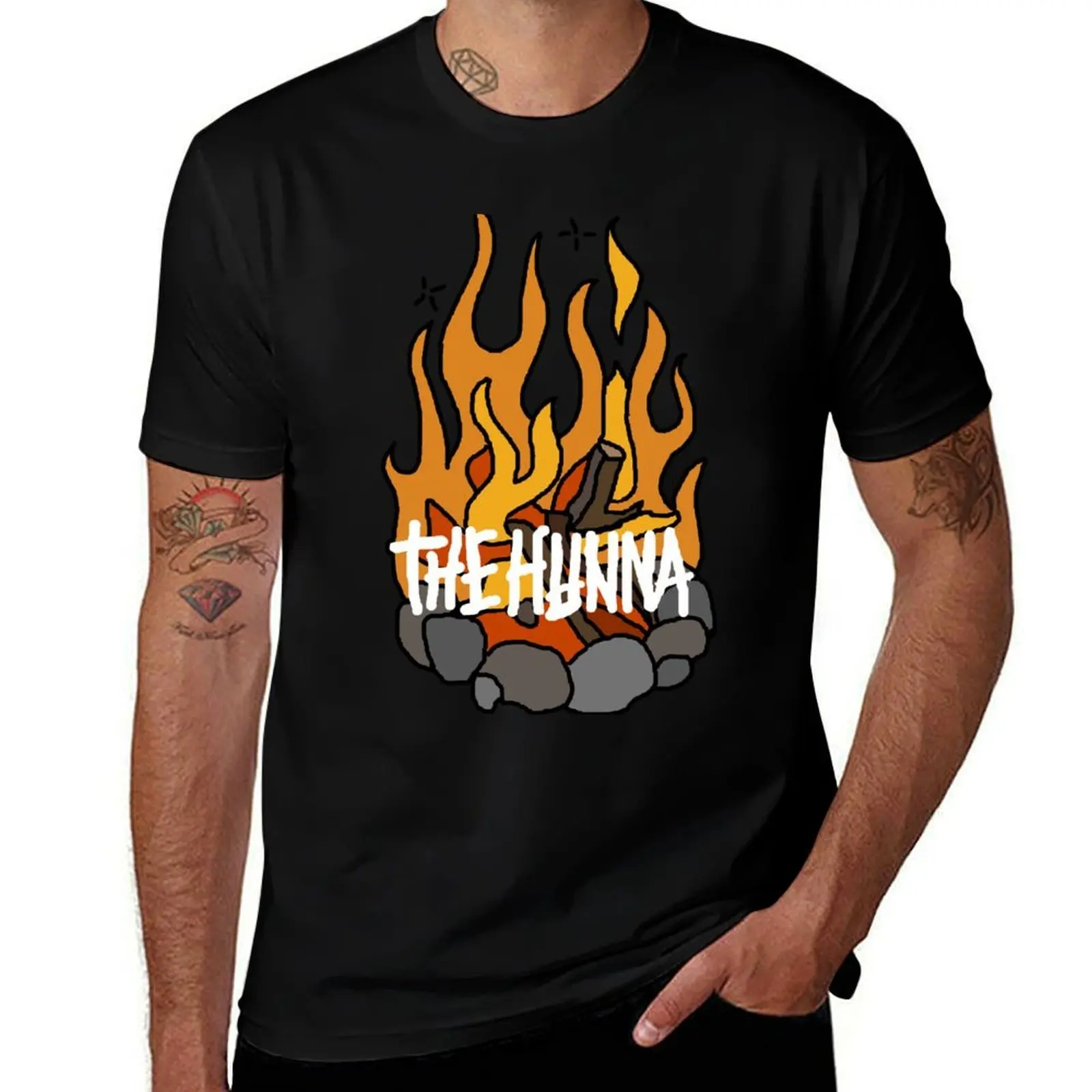 

the hunna T-Shirt oversized graphic tee affliction shirts designer shirts heavy weight t shirts for men