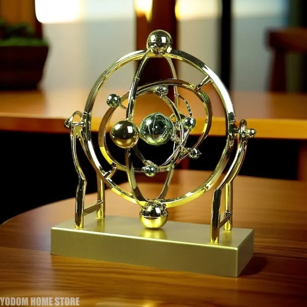 Perpetual Motion Machine Celestial Orbit Pendulum Kinetic Art Desk Decor Astronomy Model For Home Office