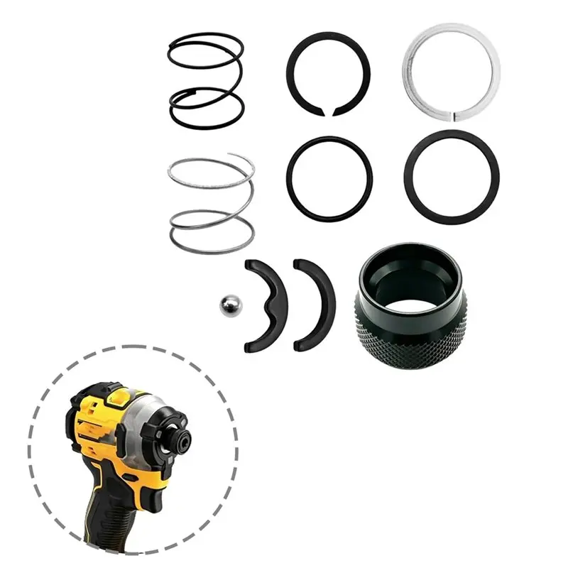 ABGH-For DCF850B DCF850 DCF845N DCF850N Collar Spring Steel Ball Replacement Kit Collar Spring Steel Ball Replacement Kit