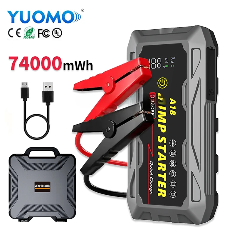 Multi Function Jump Starter Portable 24V Car Utrai 12V Emergency 20000Mah Air Pump 4000A