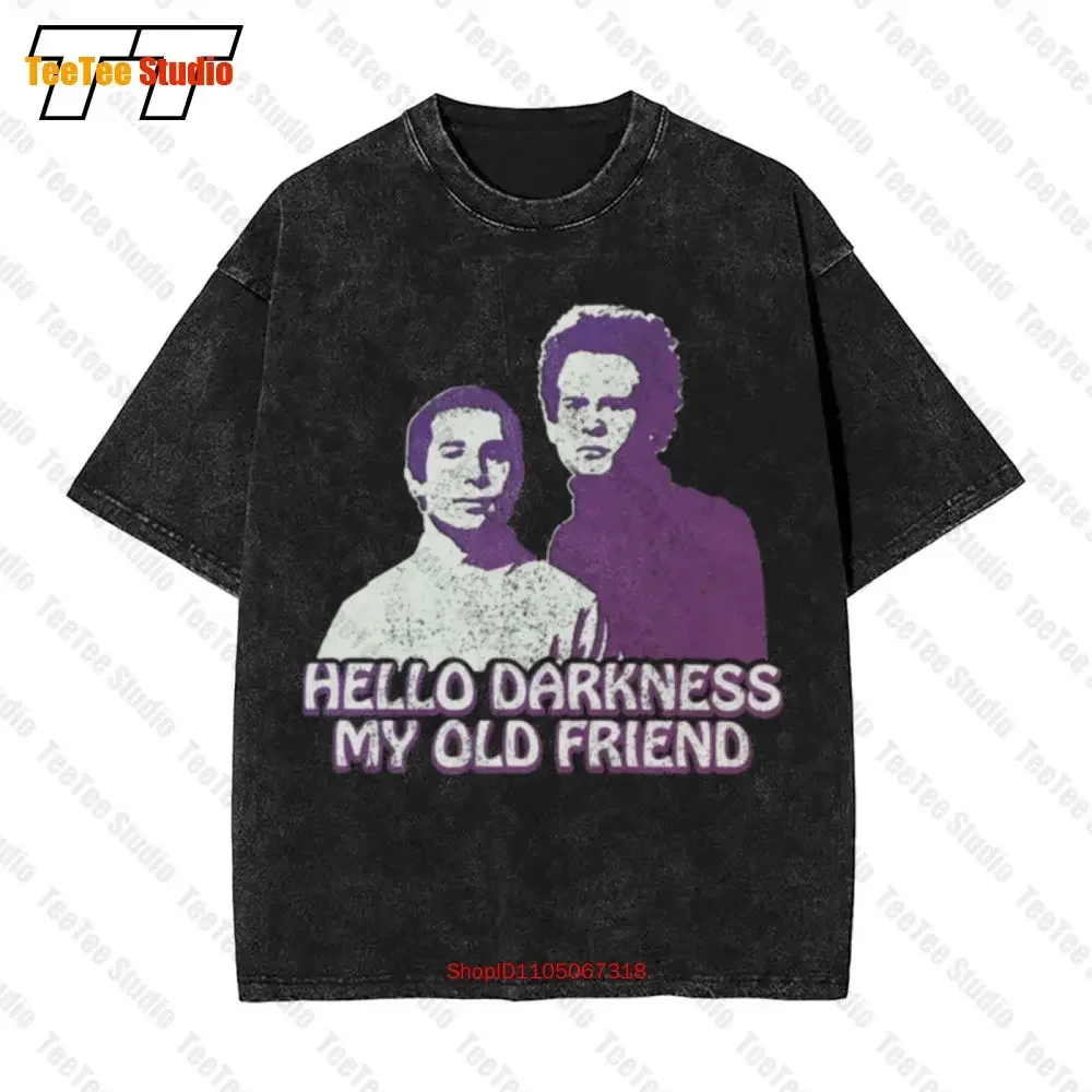 Sounds Of Silence Simon & Garfunkel Vintage Oversized T-Shirt J1A5