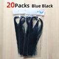 20 bags blue black