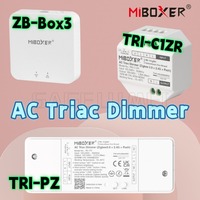NEW Miboxer TRI-PZ/C1ZR ZB-Box3 Zigbee3.0+2.4GRF AC100-240V Remote Push Switch Halogen lights Triac Dimmable LED lamp Controller