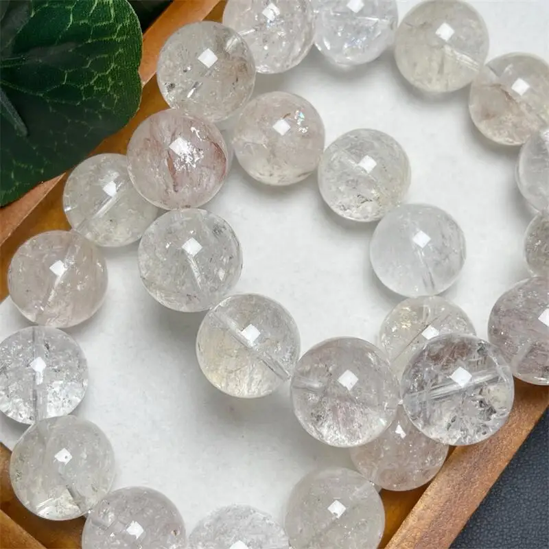 

Natural Colored Quartz Bead Bracelet Women Fashion Reiki Healing Energy Gemstone Wrist Jewelry Holiday Gift 1PCS 10/12/14/17MM