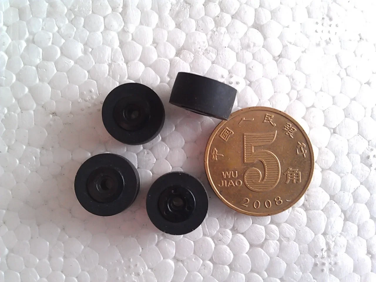 5pcs 10×6×2mm Stereo Pinch Roller Cassette Deck Pinch Roller Audio Press Belt Pulley Audio Tape Recorder