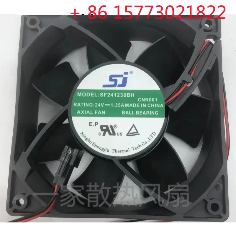 SJ SF241238BH 24V 1.35A large air volume inverter fan 120 * 120 * 38MM