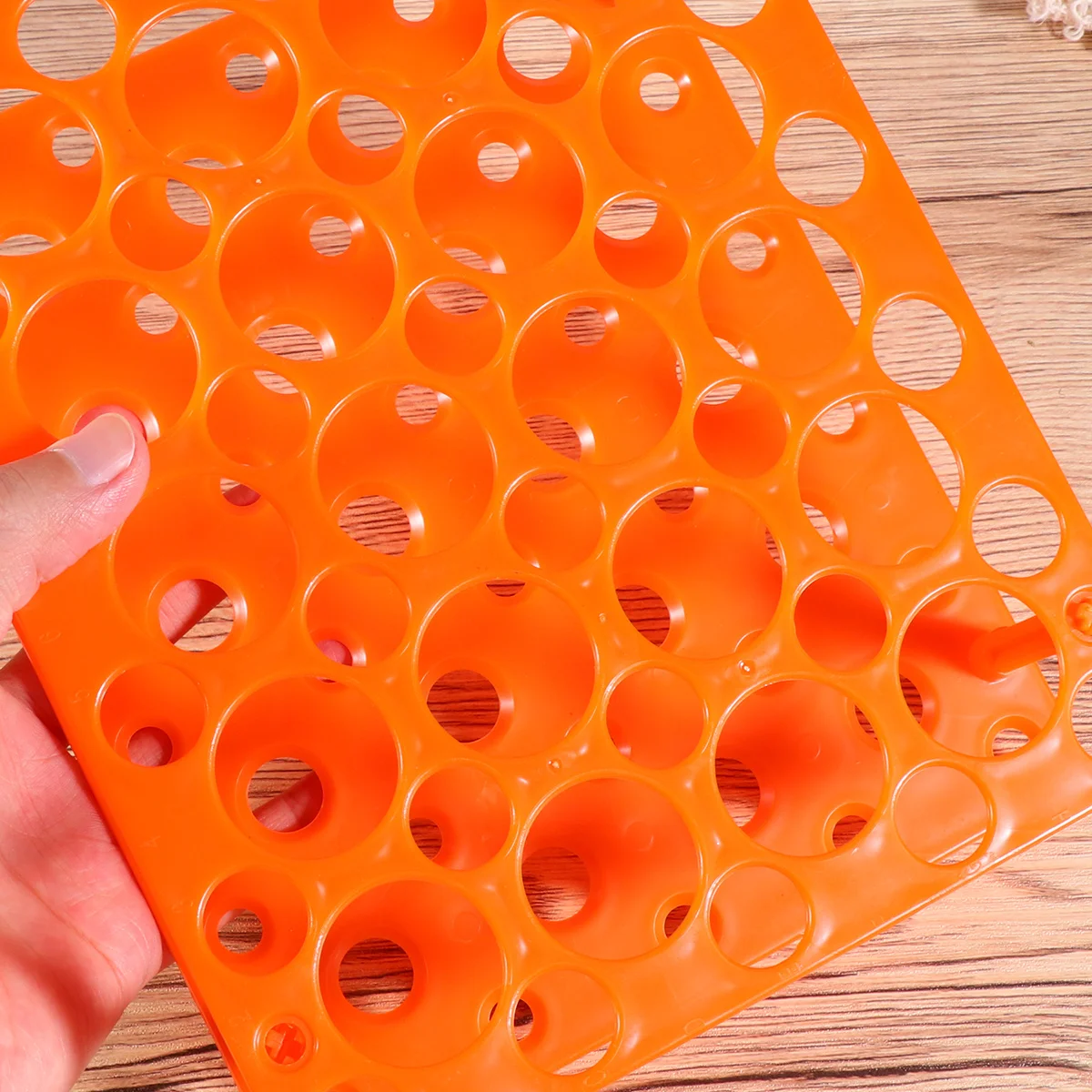 1 Stück Röhrenhalter-Rack, langlebiges Labor, verdicktes Design, passend für 15 ml 50 ml Röhrchen, ideal zum Organisieren von Röhrenregalen