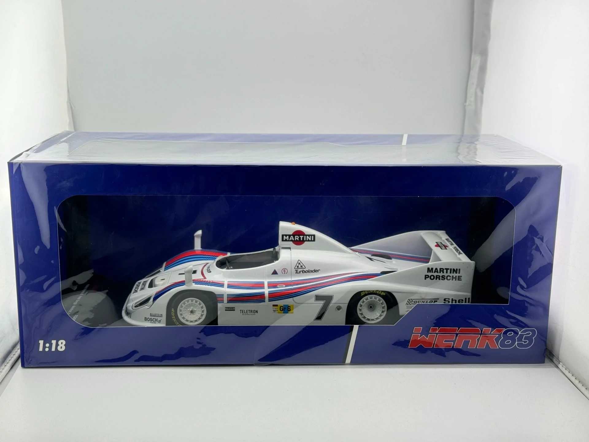 โมเดลรถเหล็กหล่อ Werk83 ขนาด 1/18 รุ่น 936 # รถรalli 7 รุ่นจำลองทำจากโลหะผสม