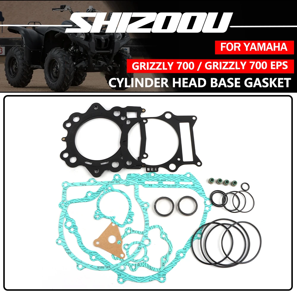 STD 102mm 700cc Für Yamaha YFM700 kolben kit grizzly700 2015 2021 grizzly 700 Dichtung Motorrad Zylinderkopf Basis Dichtung 102mm