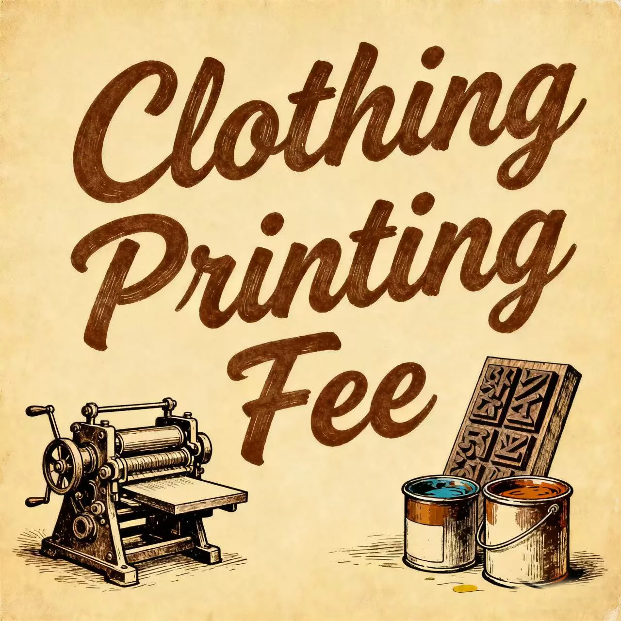 

Плата за индивидуальную печать логотипа