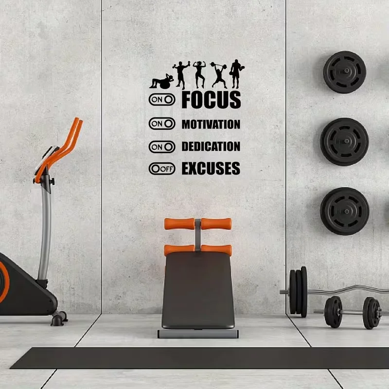 ملصقات حائط تحفيزية للصالات ال - مراجعة Home Gym Wallpaper وسعره