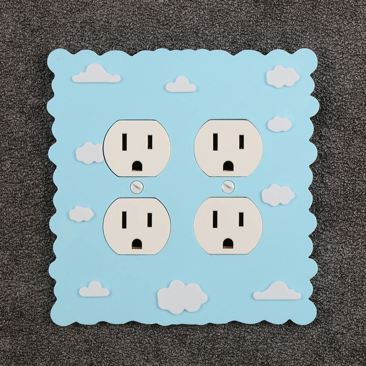 Cross-Border Cloud Pattern Switch & Outlet Decor Frame For Fresh Cute-Style Wall Electrical Decoration Scenario