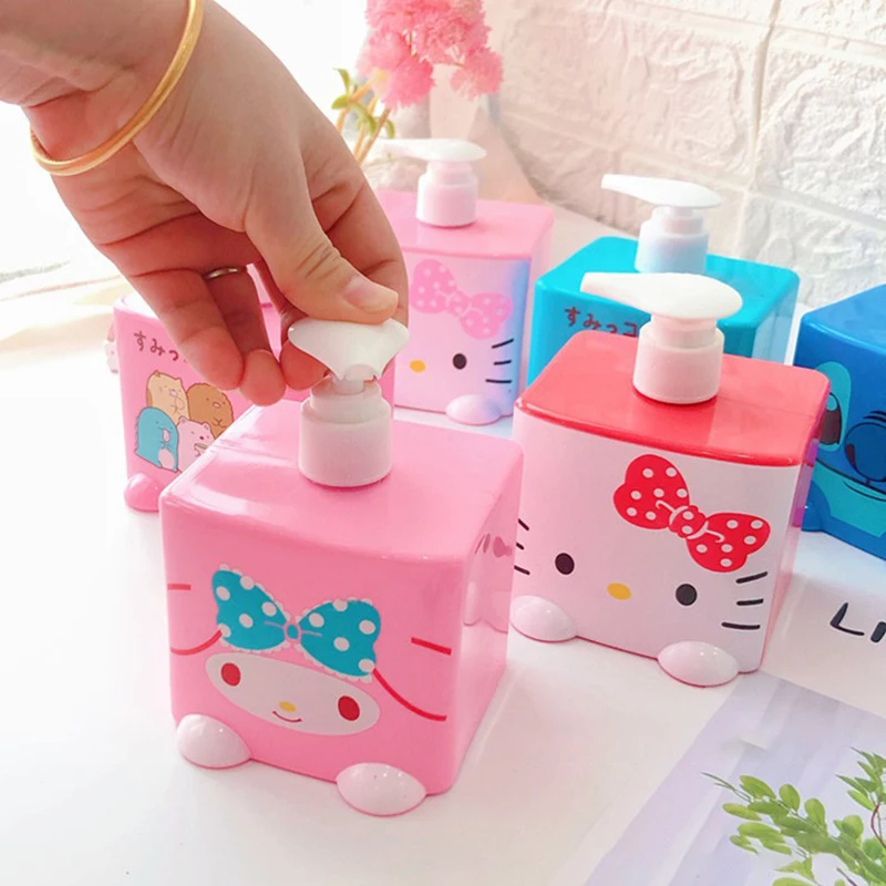 

Sanrio Kawaii Anime Hello Kitty Sub-Bottle Cute Cinnamoroll My Melody Cartoon Portable Safari Suit Lovely Daily Necessities