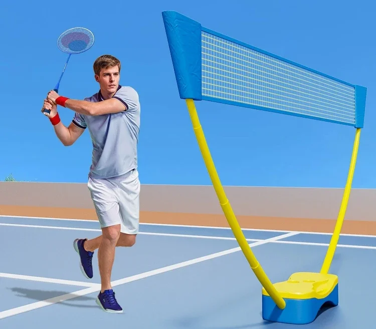 

Badminton partition grid, portable simple and movable standard outdoor parent-child sports quick-opening training net