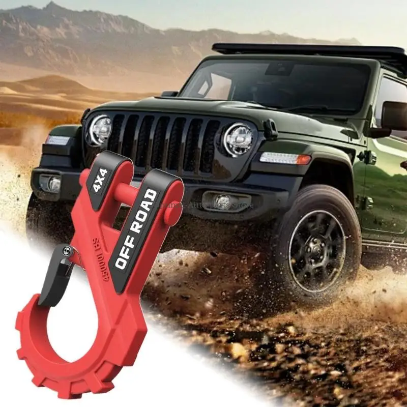 

Strong Steel Trailer Hook with Detachable Pin & Spring Lock Mechanism All Terrain Winch U Hook for Heavy Hauling Tasks