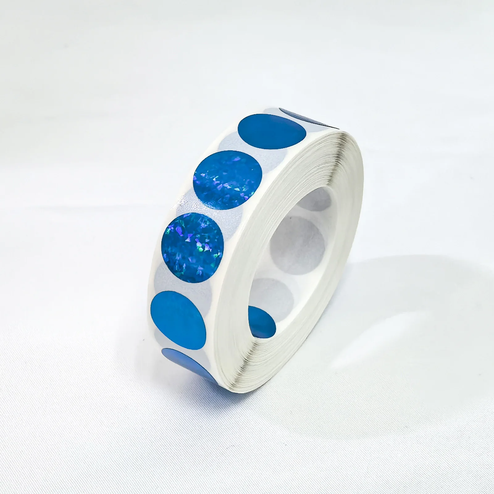 NONE Rubbelaufkleber, 16 x 16 mm, rund, holografisch, Laserfarbe, metallisches Hologramm, Spiel, Rubbelaufkleber, Rubbelkarte 6