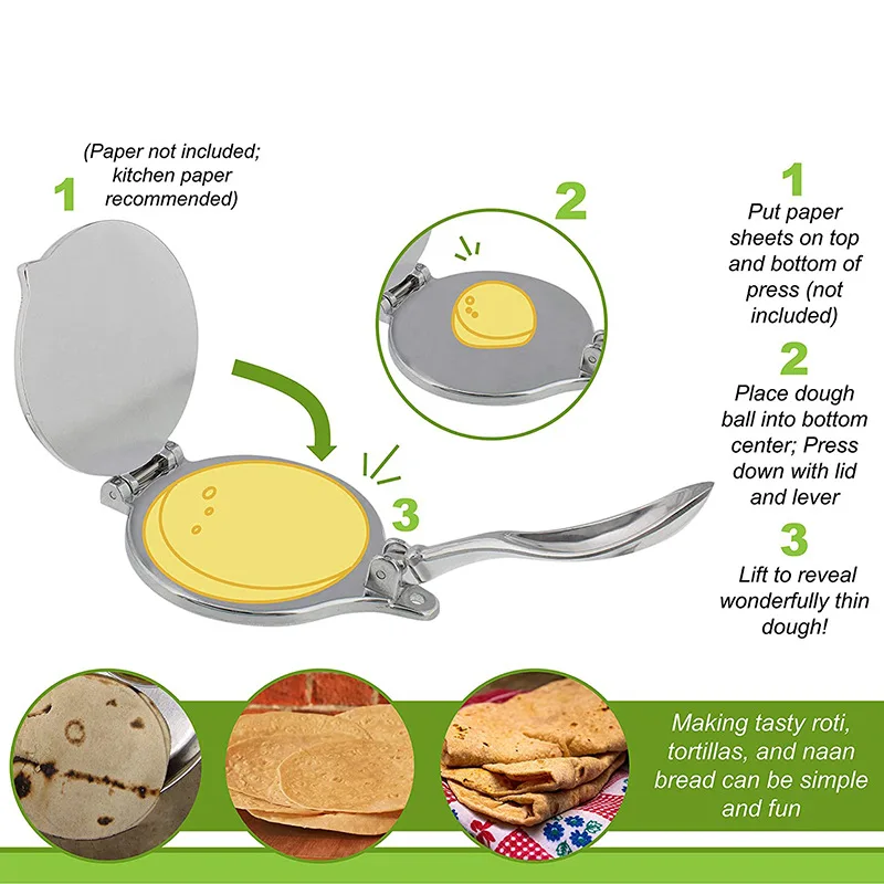 Dough Press Maker Pancake Dumpling Wrapper Tool New Kitchen Utensils Kitchen Accessories Kitchen Products Kitchenware