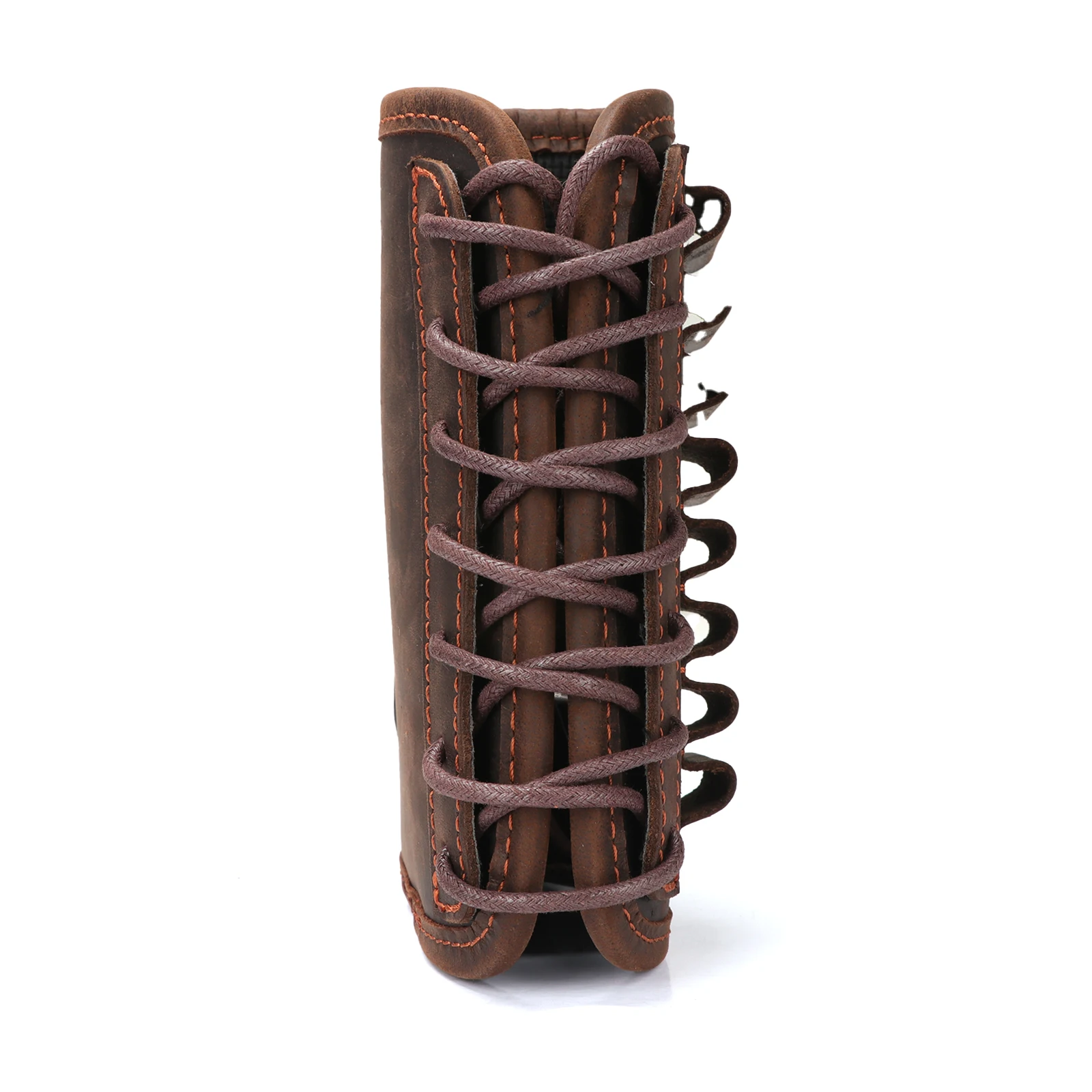 Tourbon Tactical Rifle Buttstock Cheek Rest Riser Genuine Leather Firearms Ammo Cartridges Holder Carrier Hunting Accessories
