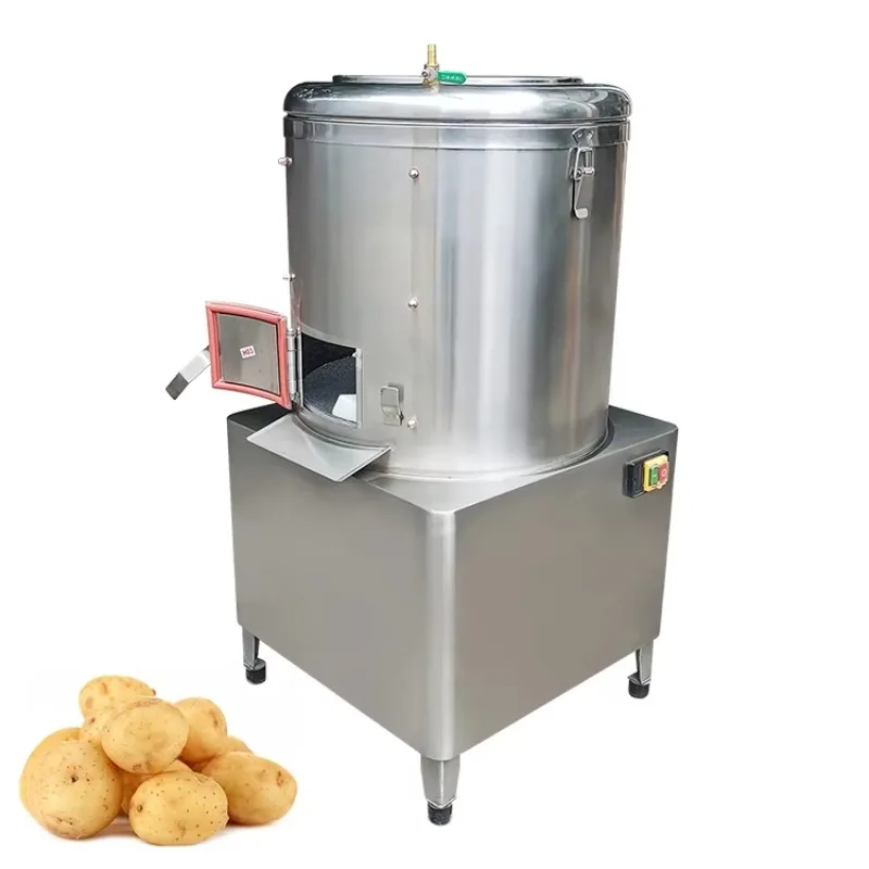 

Stainless steel commercial industrial large capacity potato peeling and cleaning machine