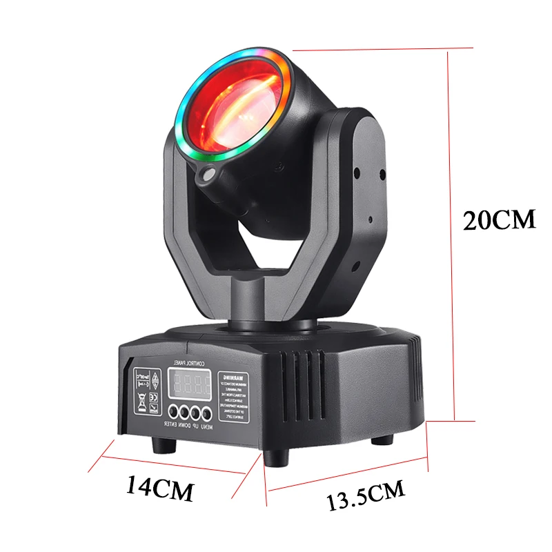 Mini 4 IN1 Beam Effect Super Moving Head Light With Laser Stage Remote DMX Sound Control For DJ Discos Show Bar Party Lights
