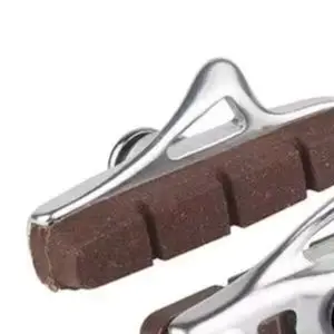Set of 1 Pair C Brake Pads for Carbon Fiber for Road Bike Rim 55mm Aluminium Alloy and Rubber with Sand Guide Slot for