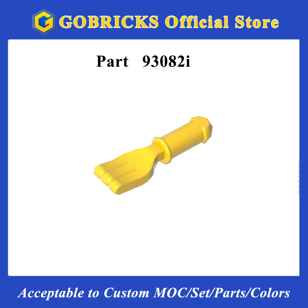 Gobricks 1PC 93082i fork Individual Pieces Brick Pieces  Standard Size Blocks Smooth Edges No easy falling apart like cheap