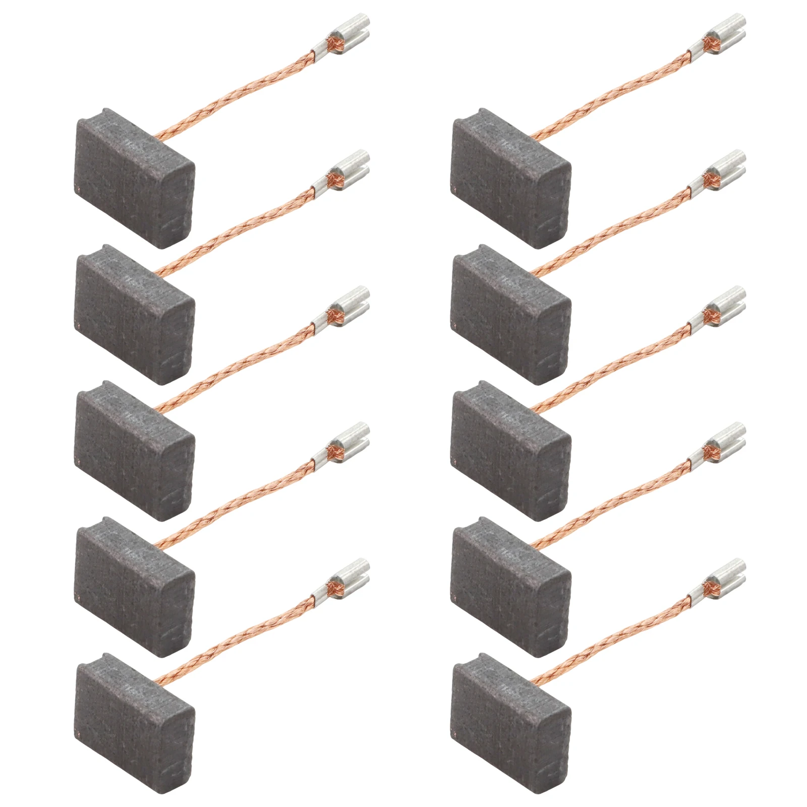 10pcs Carbon Brushes For Bosch GWS 17-125 CIE 6*11*15mm 1607000V37 Grinder Power Tool Accessories And Parts Carbon Brushes