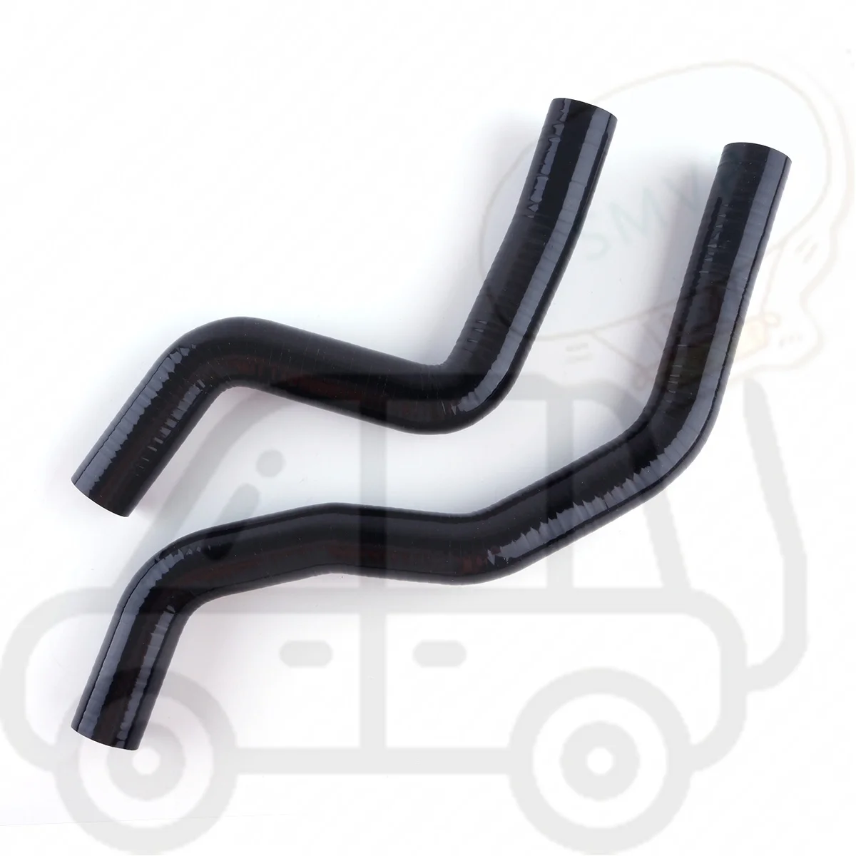 

For Mitsubishi Lancer EVO 9 IX CT9A CT9W 4G63T 2005 2006 2007 Silicone Radiator Hoses Set Replacement Car Tools Parts 2PCS 3PLY