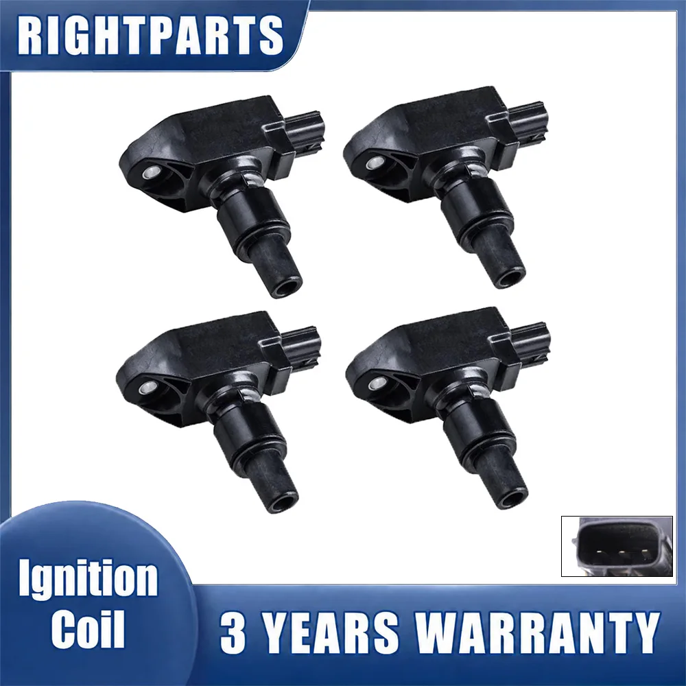 4pcs New Ignition Coil N3H1-18-100 Fit For Mazda RX-8 SE3P I4 1.3L 13B Coupe 2003-2012 N3H1-18-100A9U Engine parts
