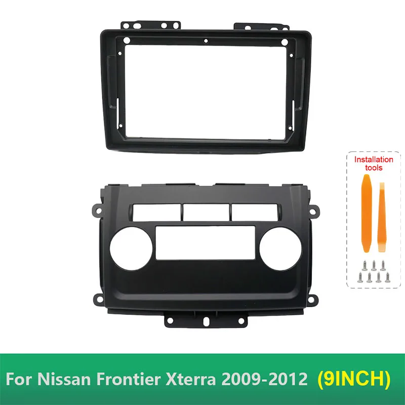 

Dashboard Frame Panel 9 Inch + Wiring Kit For Nissan Frontier Xterra 2009-2012 Car Radio
