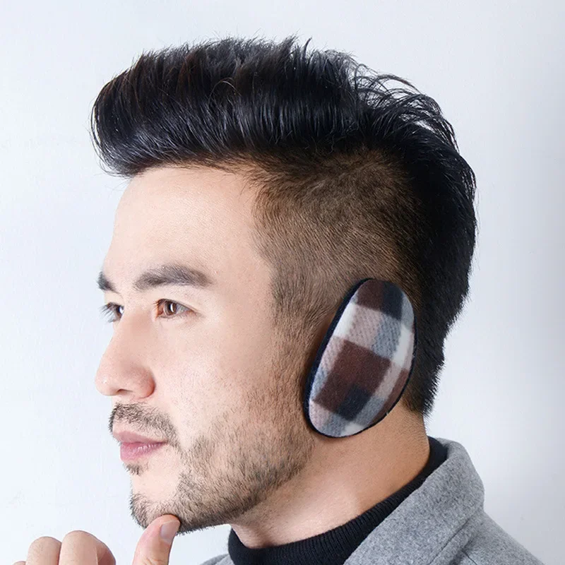 겨울용 두꺼운 따뜻한 플리스 귀덮개 - 남녀공용, 야외 추위 방풍 귀마개, 1쌍