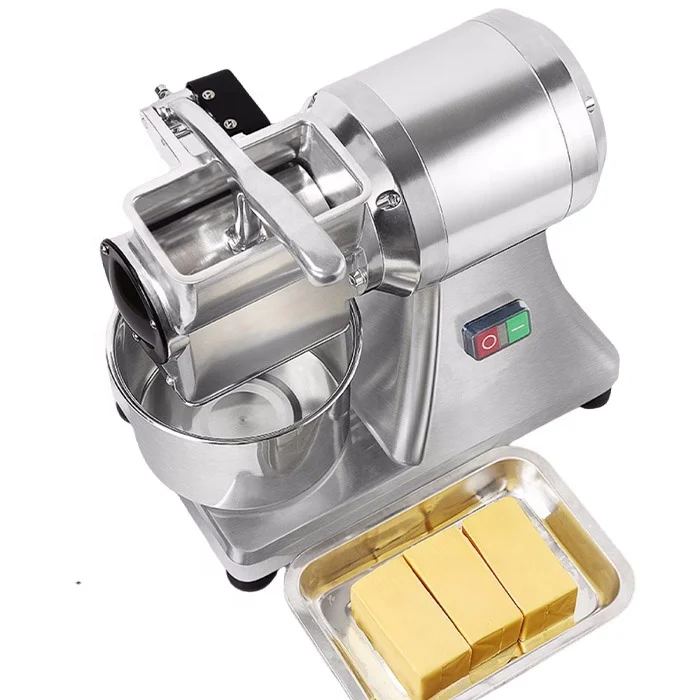 Electric Automatic Commercial Battery Shredder Rotary Stainless Steel Crank Pizza Cheese Grater For Sale