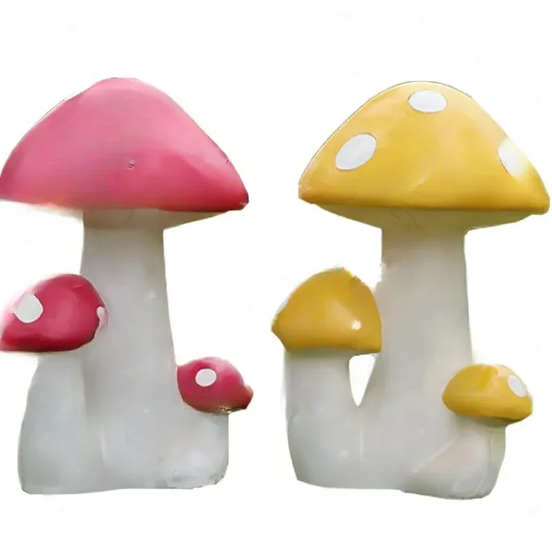 Simulation Mushroom Sculpture Kindergarten Courtyard B & B Decorations Residential Landscaping Landscape Furnishing Articles